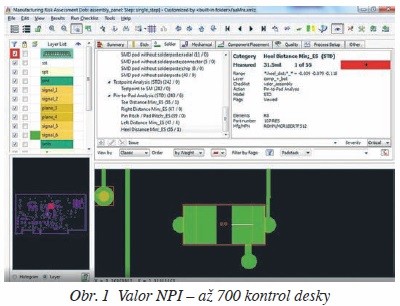 Valor NPI DFM automatizuje kontrolu desky s ohledem na její výrobu